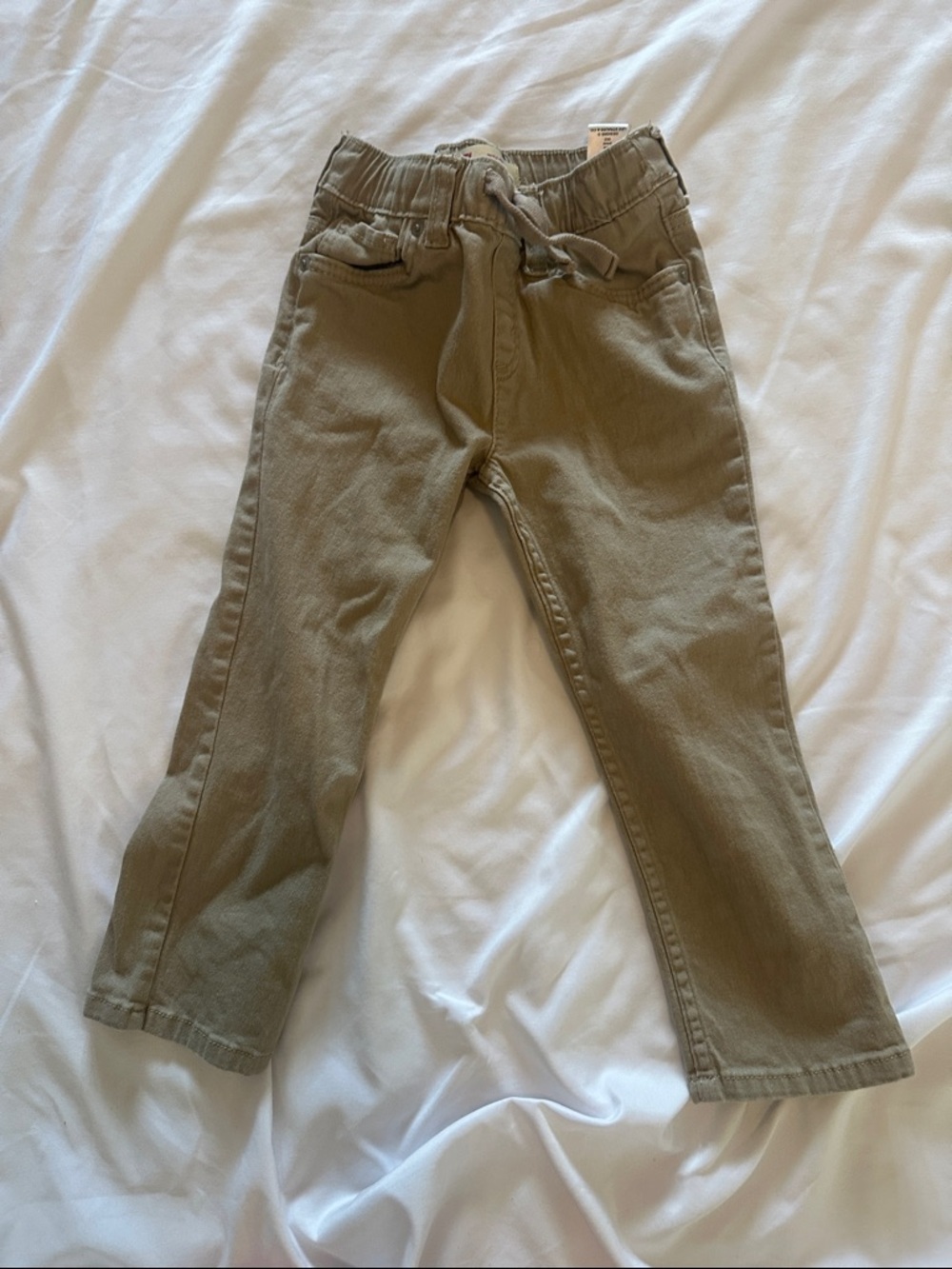 Levi's Kids Khaki Pull-On Drawstring Pants